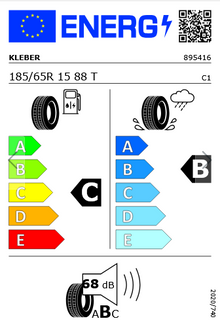 185/65R15 88T Dynaxer HP4 Kleber