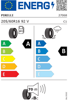 205/60R16 92V Cinturato P7 MO Pirelli