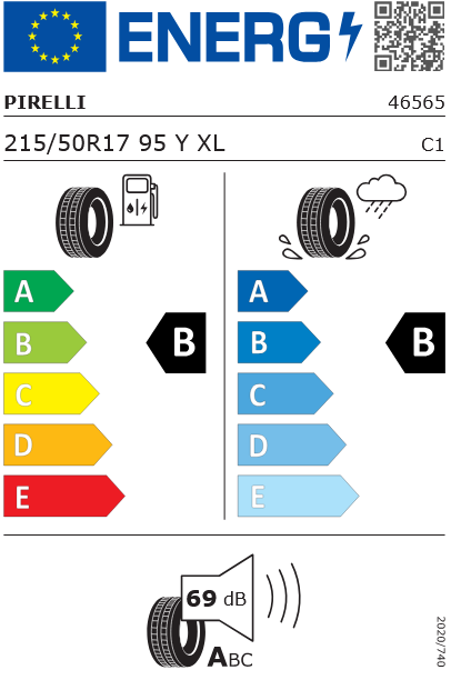 215/50R17 95Y Powergy 2 XL Pirelli