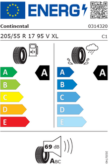 205/55R17 95V UltraContact CRM FR XL Continental