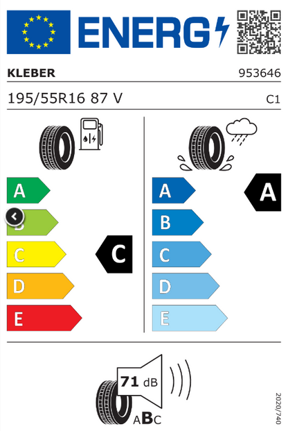 195/55R16 87V Dynaxer HP5 Kleber