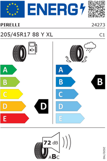 205/45R17 88Y PZero * XL Pirelli