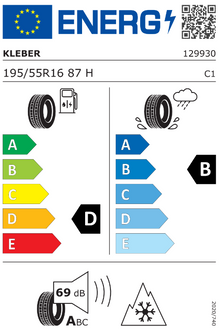 195/55R16 87H Quadraxer 3 Kleber